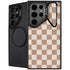 Neutral Checkered Galaxy S25 Ultra Kickstand Case